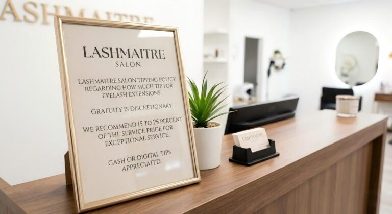 how much tip for eyelash extensions