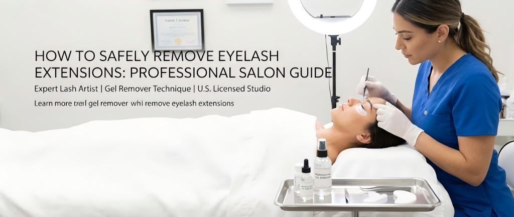 how do you take off eyelash extensions