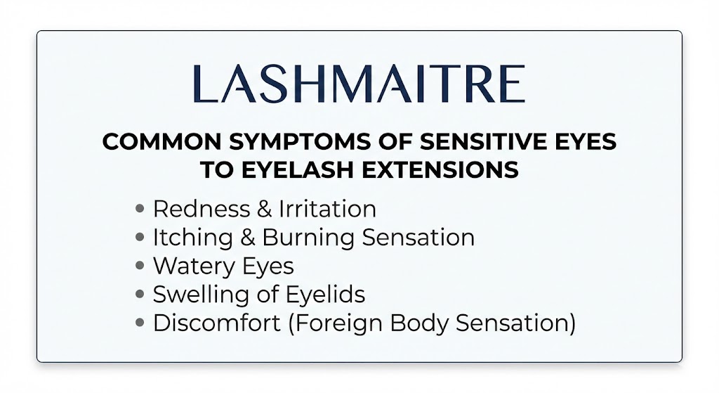 eyelash extensions for sensitive eyes