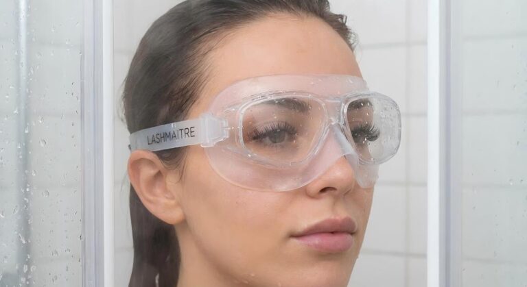 shower goggles for eyelash extensions