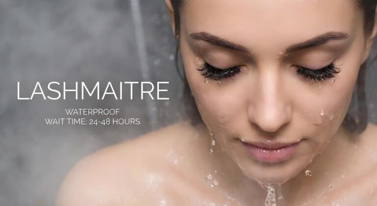 can you swim with eyelash extensions