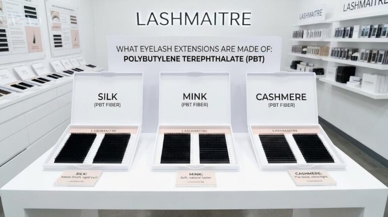 what are eyelash extensions made of