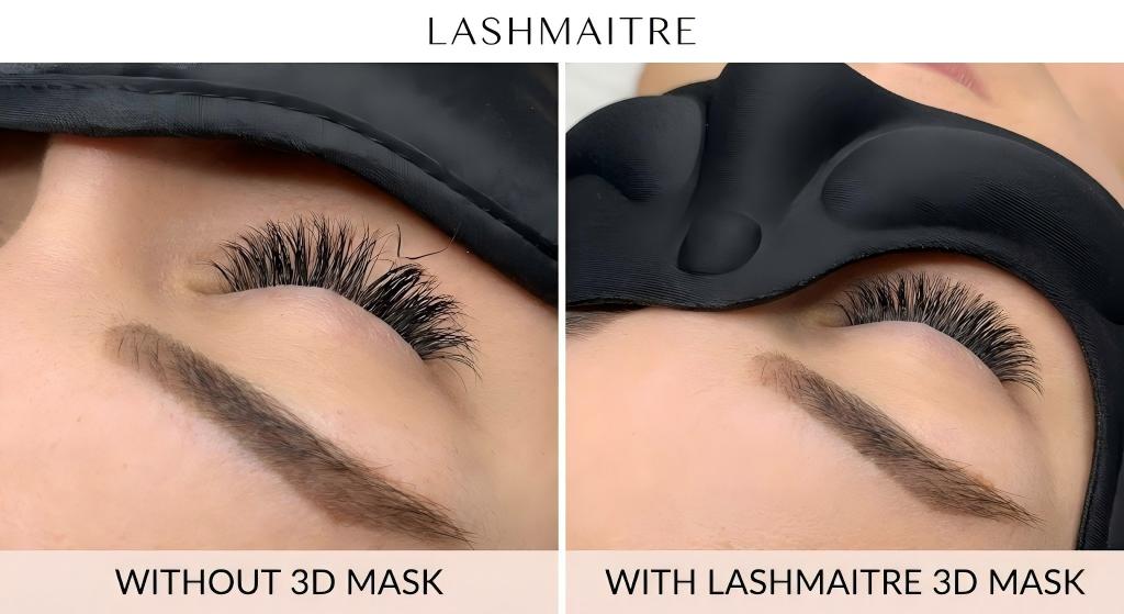 Why the LASHMAITRE 3D Eye Mask for Eyelash Extensions is Non-Negotiable for Retention