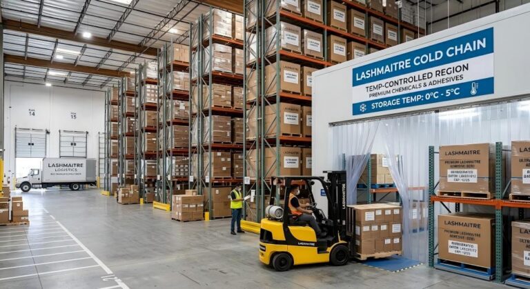 Los Angeles B2B distribution node providing temperature controlled logistics for sensitive uv eyelash extensions adhesive