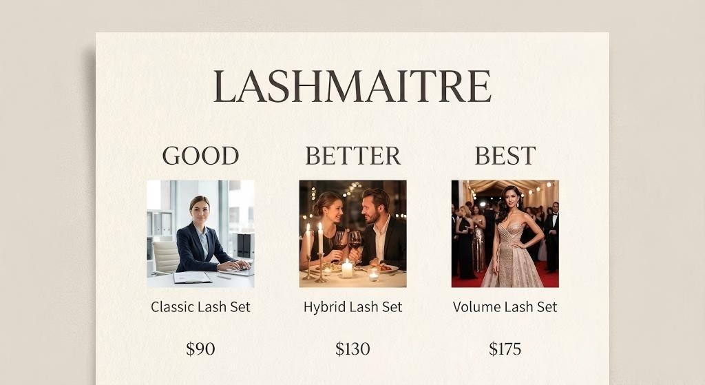 classic hybrid volume eyelash extensions