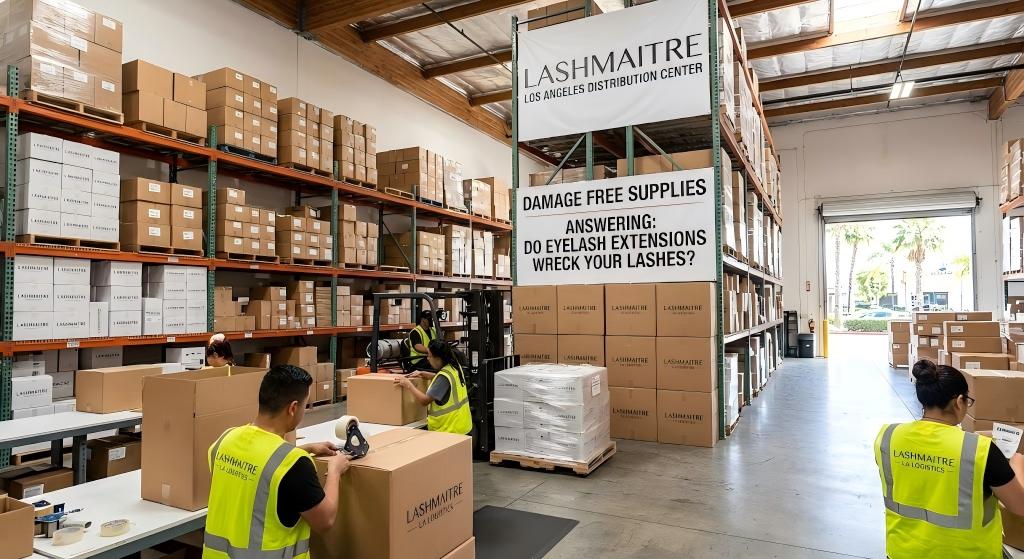 Los Angeles lash distributor wholesale shipping damage free supplies answering do eyelash extensions wreck your lashes