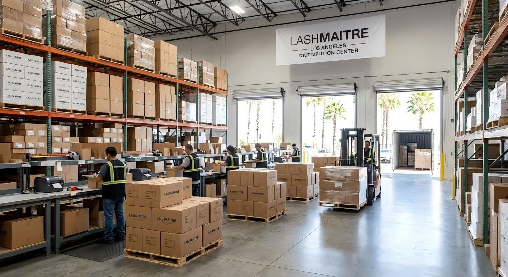 Los Angeles lash distributor wholesale shipping and logistics for salon owners