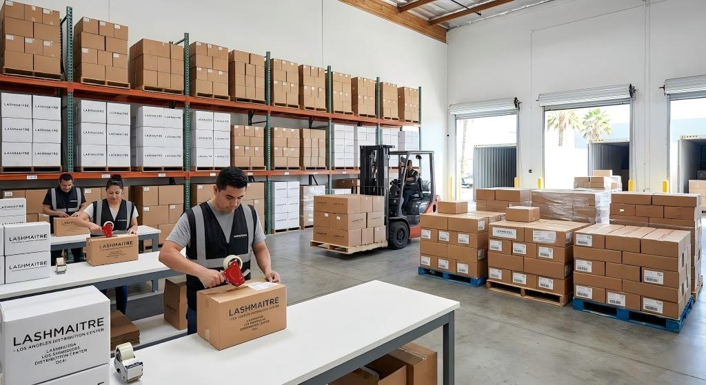 Los Angeles lash distributor wholesale shipping and OEM logistics for salon owners