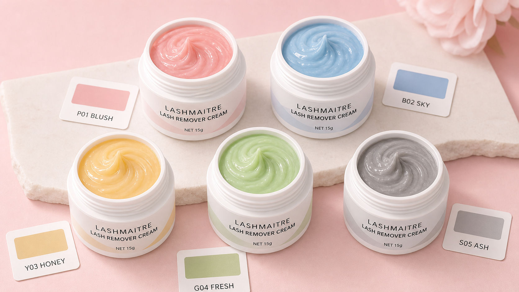 lash remover cream wholesale color option series for private label buyers
