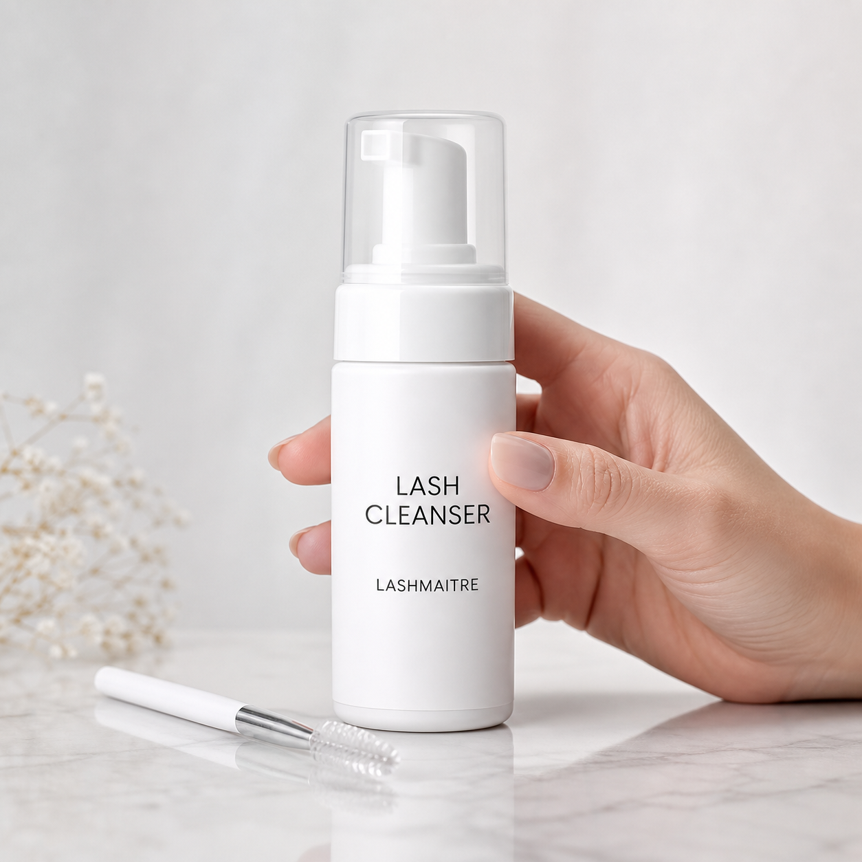 eyelash cleanser wholesale foam pump bottle for lash salons