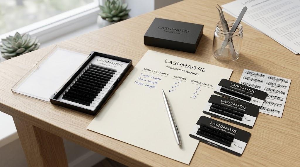 LASHMAITRE mixed tray to single length reorder planning record