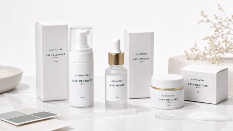 lash remover vs cleanser vs primer LASHMAITRE wholesale liquid range product photo