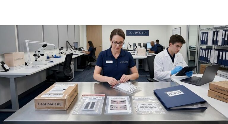 Lash complaint investigation preserving customer evidence for a LASHMAITRE batch