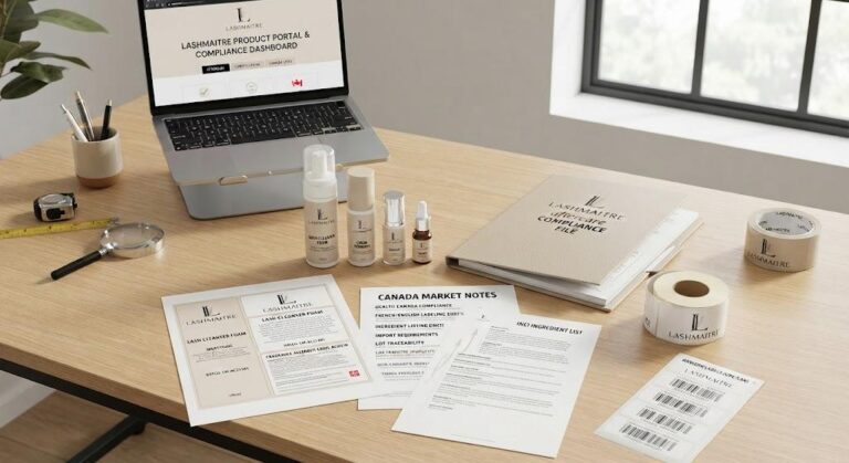 LASHMAITRE Canada fragrance allergen labeling review for lash aftercare buyers