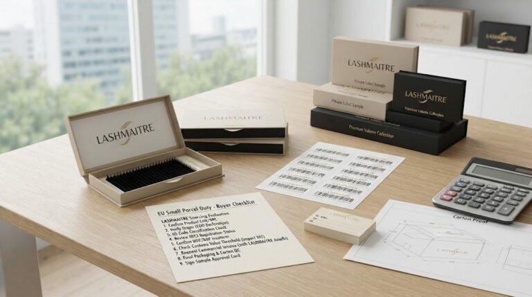 LASHMAITRE EU small parcel duty buyer checklist for lash ecommerce sourcing
