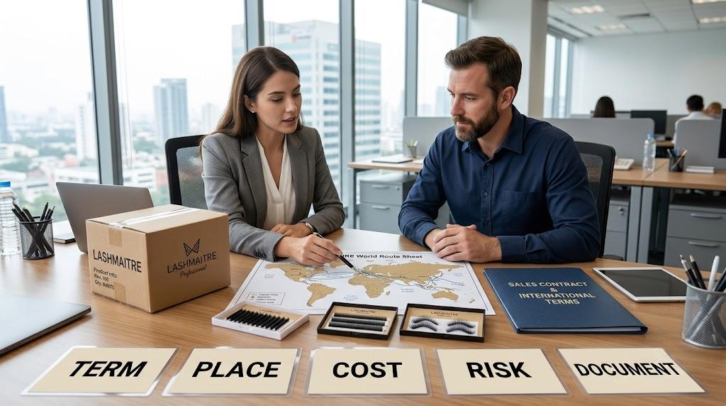 Buyer confirming lash Incoterms 2020 responsibilities for international shipping