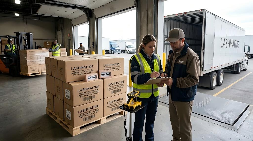 LASHMAITRE lash bill of lading checked with carrier before pallet pickup