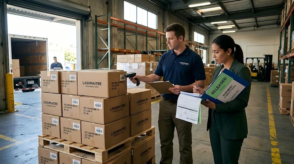 First LASHMAITRE retail shipment released with compliance evidence