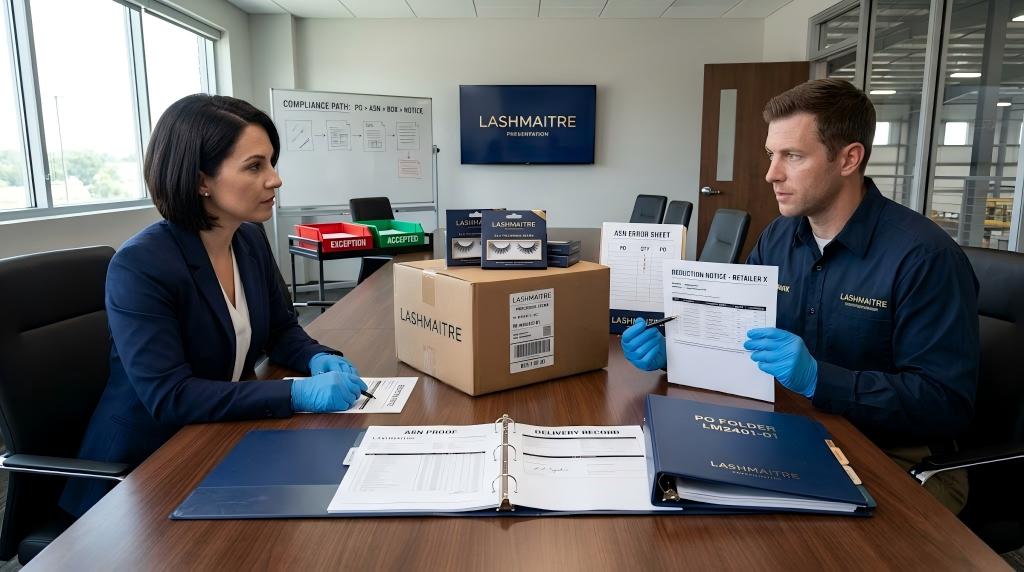 LASHMAITRE lash retail chargeback prevention review before shipment release