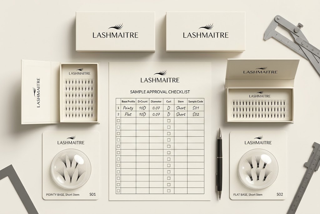 pointy vs flat base premade fans approval record by LASHMAITRE